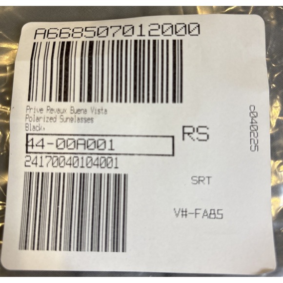 Prive Revaux Buena Vista Square Shape Polarized Sunglasses Black - Picture 8 of 8